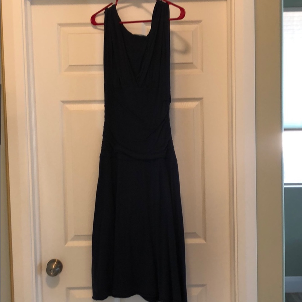 Navy blue Anthropologie dress
